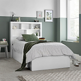 Cooper Wooden Ottoman Storage Bed Frame Grey from Roseland Furniture