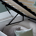 Brooker Wooden Storage Ottoman Bed Frame Double from Roseland Furniture
