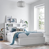 Parson Wooden Storage Ottoman Bed Frame Double from Roseland Furniture