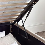 Salisbury Natural Ottoman Storage Bed Frame with lift up storage