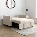 Prudi 2 Seater Sofa Bed Natural from Roseland Furniture