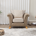 Breton Beige Armchair for living room