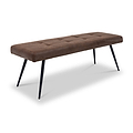 Sutton Faux Leather Dining Bench Dims from Roseland Furniture