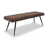 Sutton Faux Leather Dining Bench Dims from Roseland Furniture