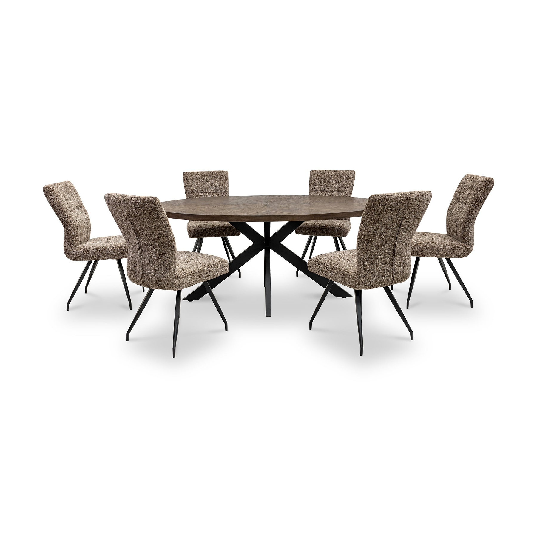 Haden 180cm Oval Dining Table Dims from Roseland Furniture