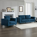 Larkin 3 Seater Sofa Ocean from Roseland Furniture
