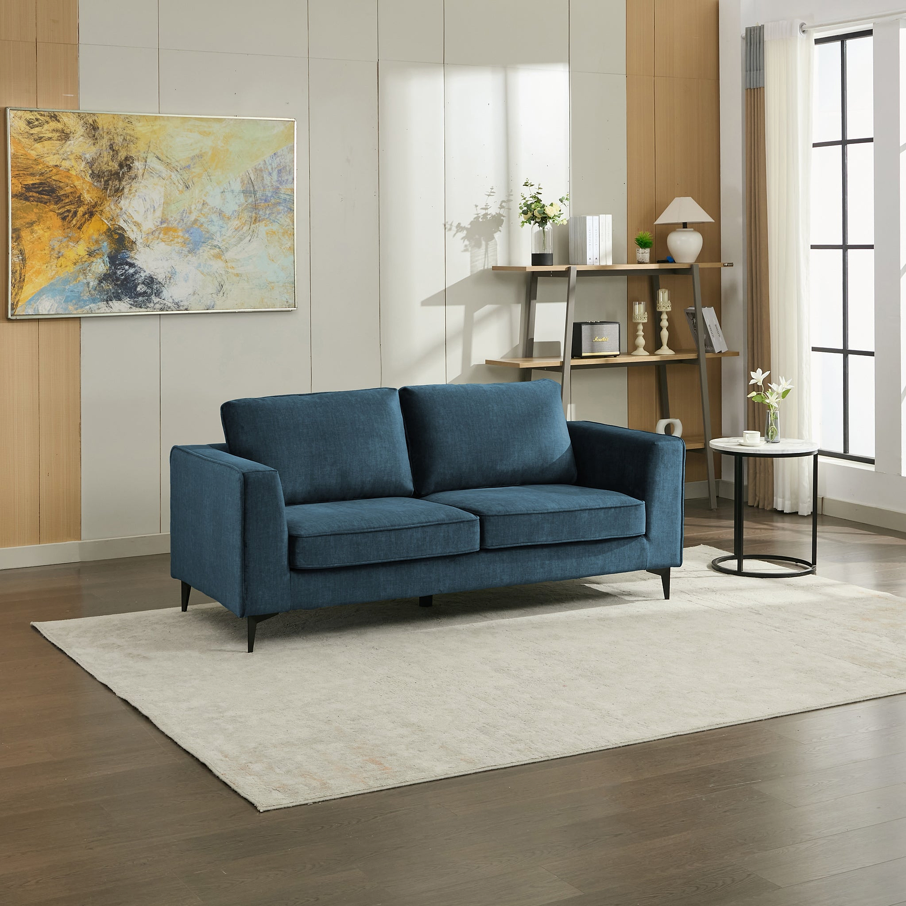 Larkin 3 Seater Sofa Ocean from Roseland Furniture