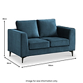 Larkin 2 Seater Sofa Ocean from Roseland Furniture