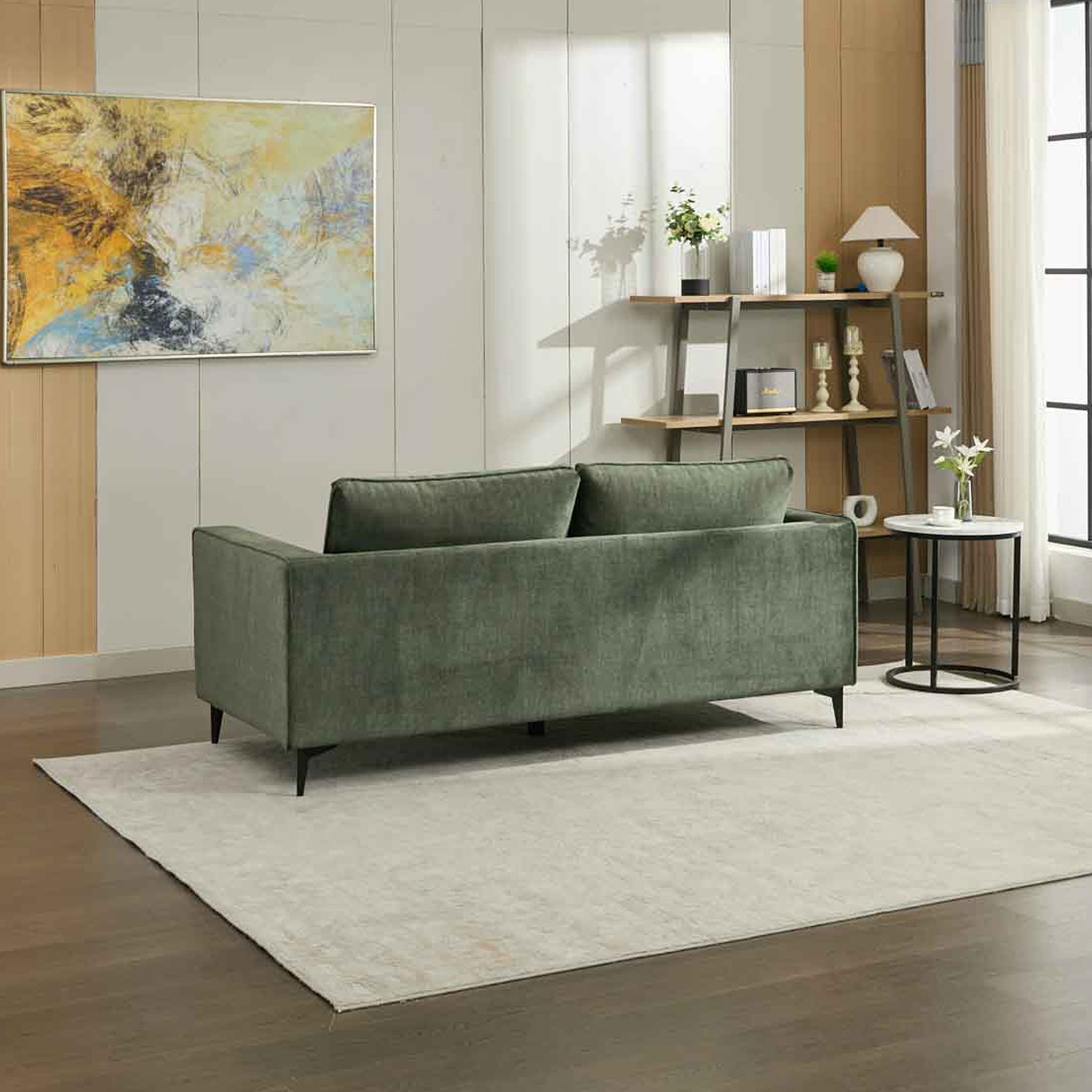 Larkin 3 Seater Sofa Moss from Roseland Furniture