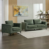 Larkin 3 Seater Sofa Moss from Roseland Furniture