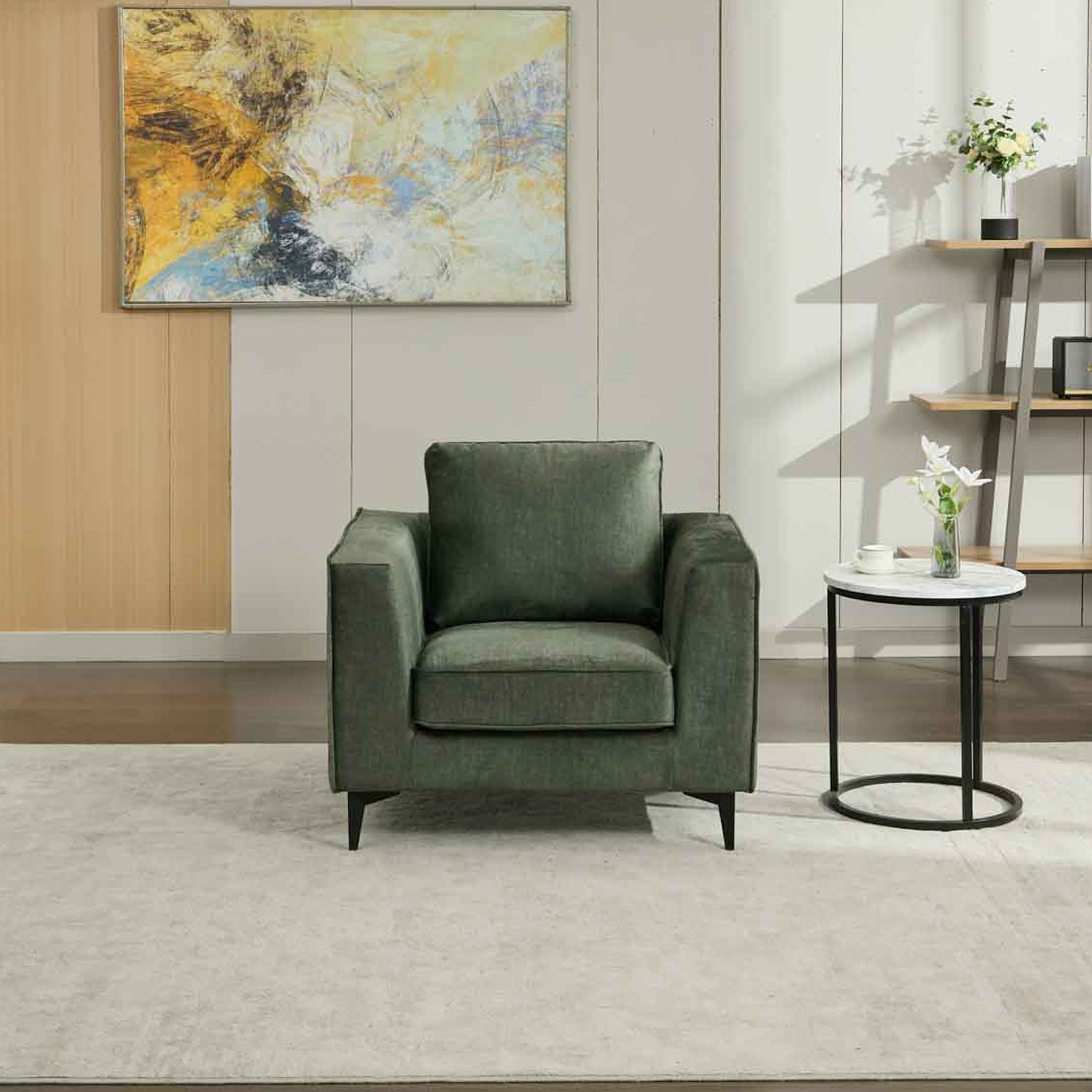 Larkin Armchair Moss from Roseland Furniture