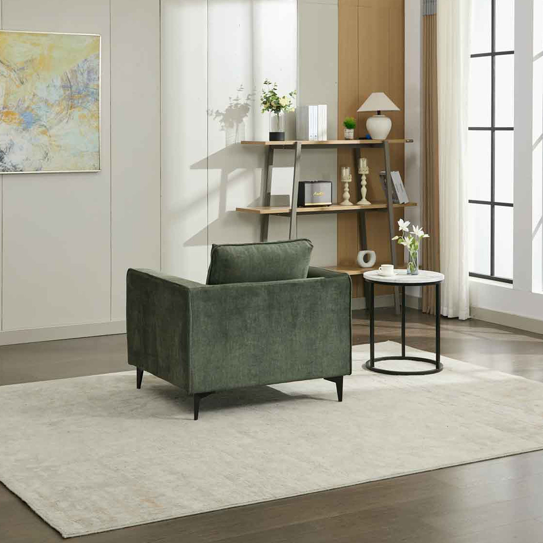 Larkin Armchair Moss from Roseland Furniture