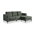 Larkin 3 Seater Chaise Sofa Moss from Roseland Furniture