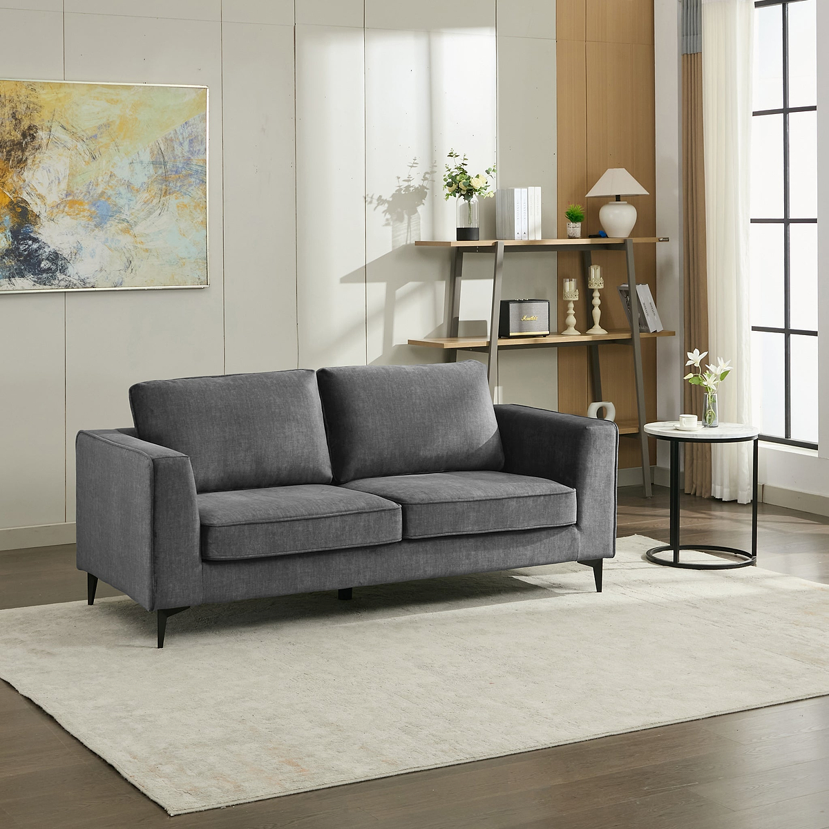 Larkin 3 Seater Sofa Graphite from Roseland Furniture