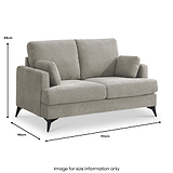 Carbone 2 Seater Sofa from Roseland Furniture