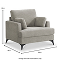 Carbone Armchair Close1 from Roseland Furniture