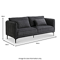 Ellison Piped 3 Seater Sofa from Roseland Furniture