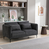Ellison Piped 2 Seater Sofa Dims from Roseland Furniture
