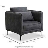 Ellison Piped Armchair from Roseland Furniture