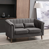 Lucille Velvet 2 Seater Sofa Dims from Roseland Furniture