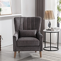 Lucille Velvet Armchair Dims from Roseland Furniture