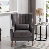 Lucille Velvet Armchair Dims from Roseland Furniture
