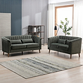 Lucille Velvet 3 Seater Sofa Moss from Roseland Furniture