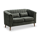 Lucille Velvet 2 Seater Sofa Moss from Roseland Furniture