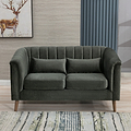 Lucille Velvet 2 Seater Sofa Moss from Roseland Furniture