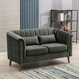 Lucille Velvet 2 Seater Sofa Moss from Roseland Furniture
