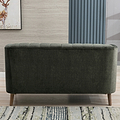 Lucille Velvet 2 Seater Sofa Moss from Roseland Furniture