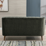 Lucille Velvet 2 Seater Sofa Moss from Roseland Furniture