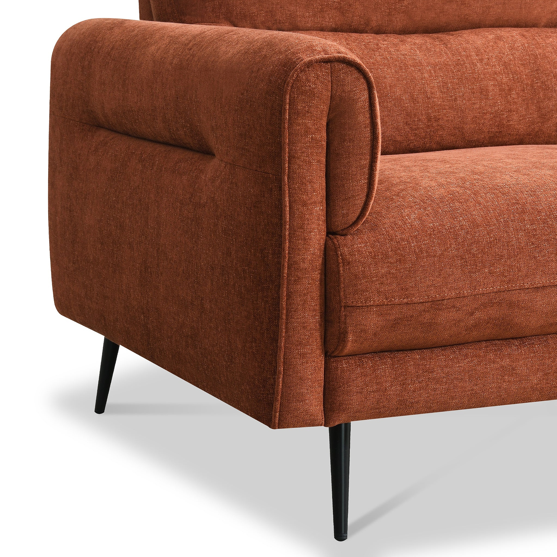 Lindell 3 Seater Sofa Rust from Roseland Furniture