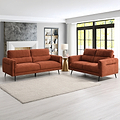Lindell 3 Seater Sofa Rust from Roseland Furniture
