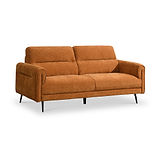 Lindell 3 Seater Sofa Gold from Roseland Furniture