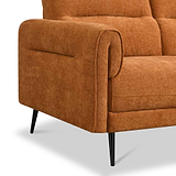 Lindell 3 Seater Sofa Gold from Roseland Furniture