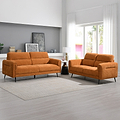 Lindell 2 Seater Sofa Gold from Roseland Furniture