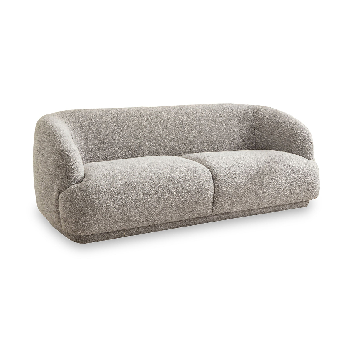 Sudsy Soft Boucle Curve 3 Seater Sofa from Roseland Furniture