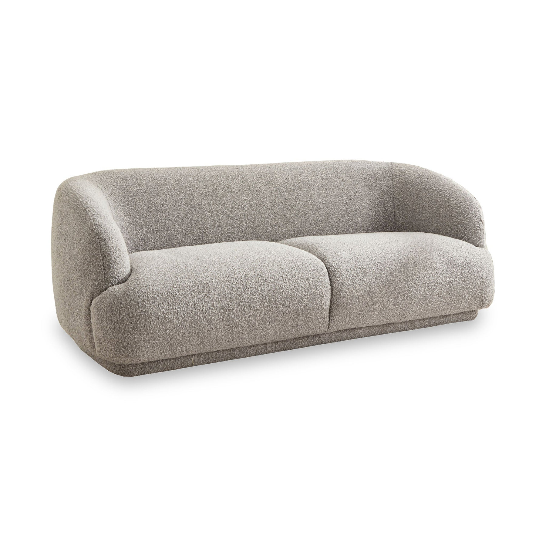 Sudsy Soft Boucle Curve 3 Seater Sofa from Roseland Furniture