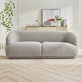 Sudsy Soft Boucle Curve 3 Seater Sofa from Roseland Furniture