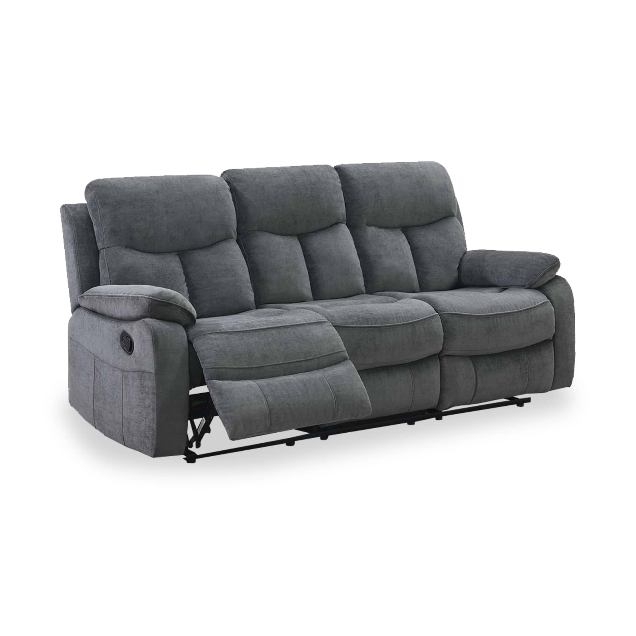 Carson Manual 3 Seater Recliner Sofa from Roseland Furniture