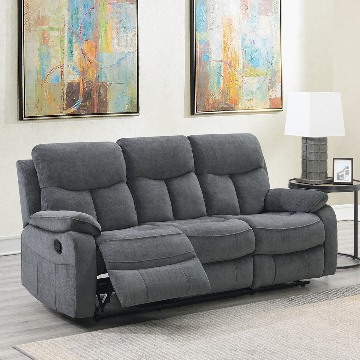 Carson Manual 3 Seater Recliner Sofa from Roseland Furniture