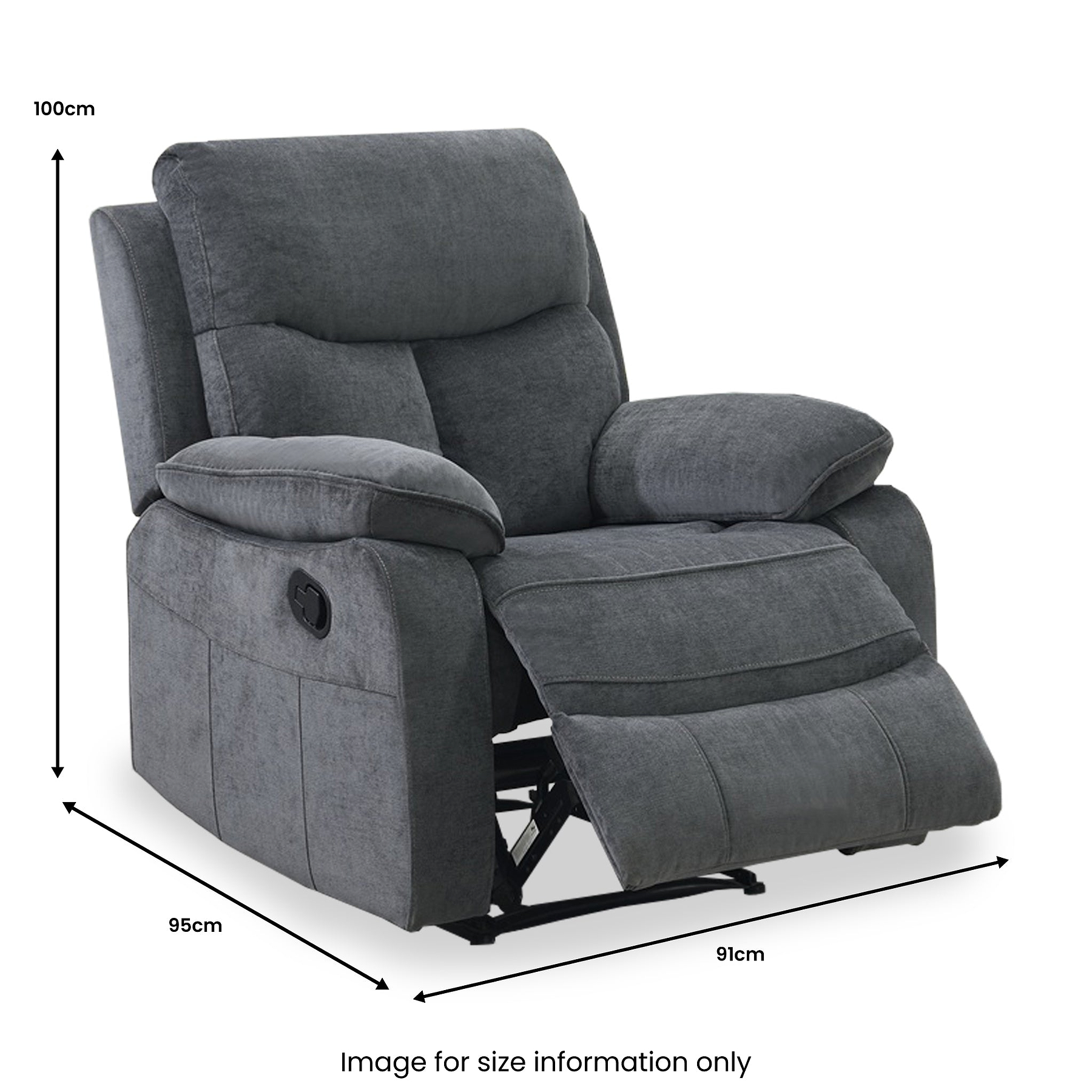 Carson Manual Recliner Armchair from Roseland Furniture