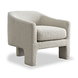 Bronte Boucle Curved Accent Chair from Roseland Furniture
