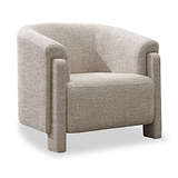 Callistro Curved Accent Chair from Roseland Furniture