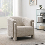 Callistro Curved Accent Chair from Roseland Furniture