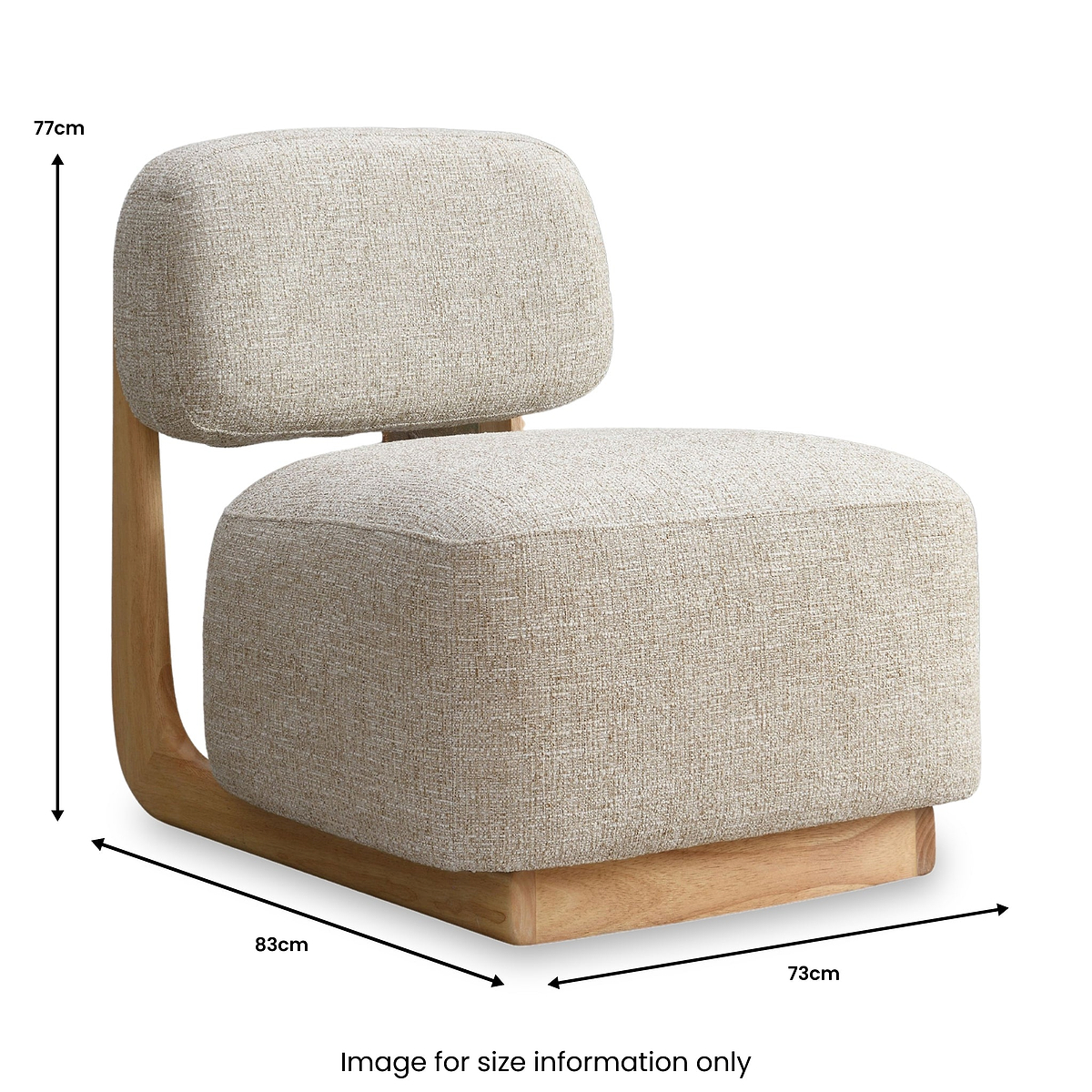Altair Faux Linen Accent Chair from Roseland Furniture