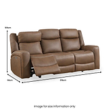 Lambeth 3 Seater Power Recliner Sofa Angle1 from Roseland Furniture