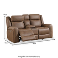 Lambeth 2 Seater Sofa with Console Angle1 from Roseland Furniture