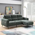 Lindell Chaise Sofa RH Facing Moss Angle1 from Roseland Furniture